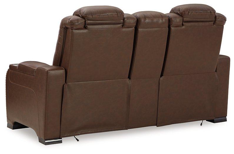 The Man-Den Power Reclining Loveseat with Console Loveseat Ashley Furniture