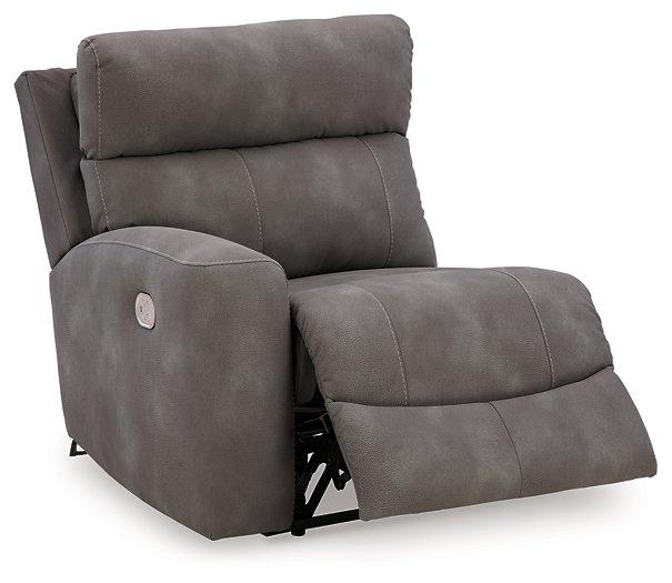 Next-Gen DuraPella Power Reclining Sectional Loveseat with Console Sectional Ashley Furniture