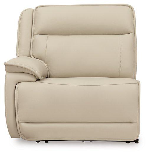 Double Deal Power Reclining Loveseat Sectional with Console Sectional Ashley Furniture