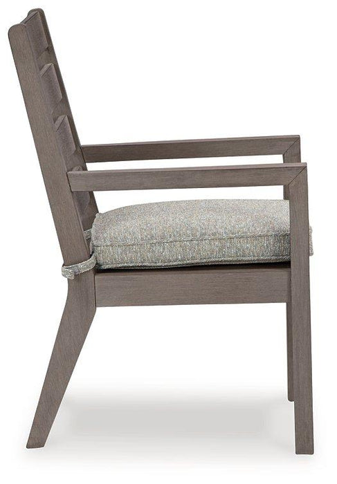 Hillside Barn Outdoor Dining Arm Chair (Set of 2) Outdoor Dining Chair Ashley Furniture