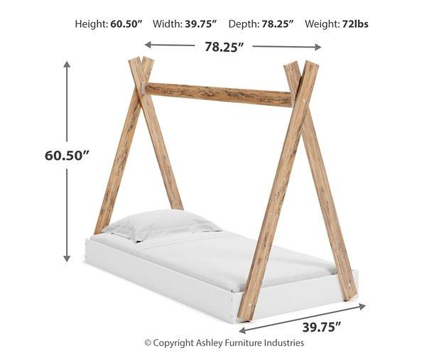 Piperton Youth Tent Complete Bed in Box Youth Bed Ashley Furniture