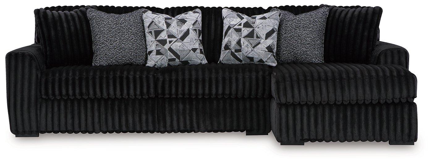 Midnight-Madness Sectional Sofa with Chaise Chofa Ashley Furniture