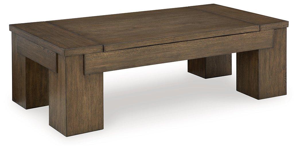 Rosswain Lift-Top Coffee Table Cocktail Table Lift Ashley Furniture