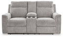 Barnsana Power Reclining Loveseat with Console Loveseat Ashley Furniture