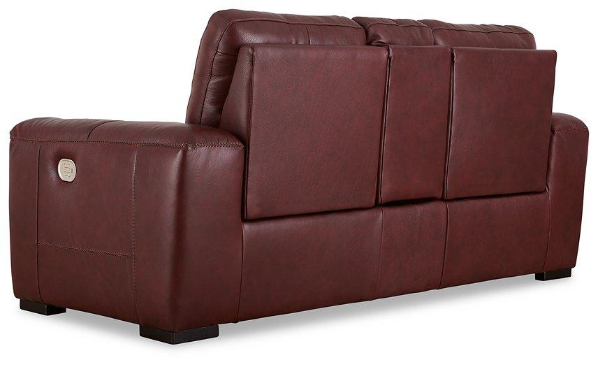 Alessandro Power Reclining Loveseat with Console Loveseat Ashley Furniture