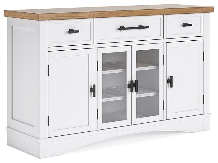 Ashbryn Dining Server and Hutch Server Ashley Furniture