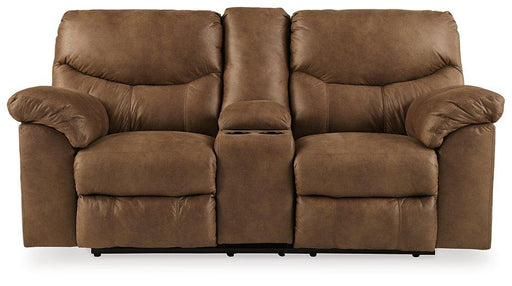 Boxberg Reclining Loveseat with Console Loveseat Ashley Furniture