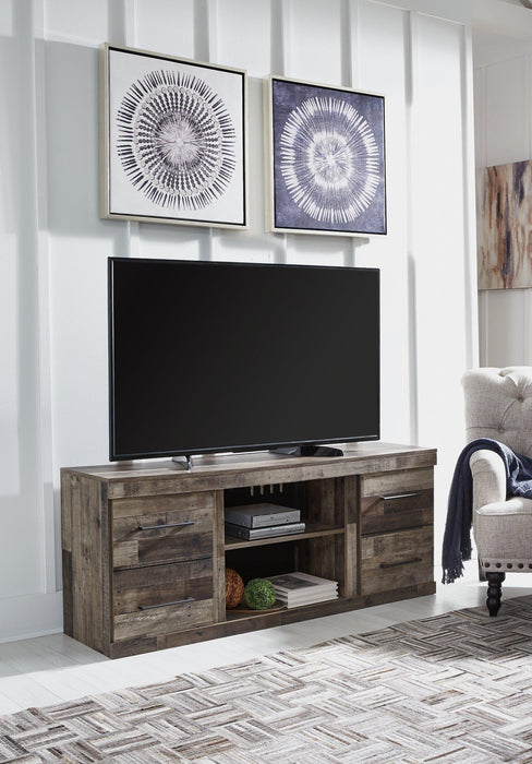 Derekson 4-Piece Entertainment Center with Electric Fireplace Entertainment Center Ashley Furniture