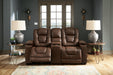 Owner's Box Power Reclining Loveseat with Console Loveseat Ashley Furniture