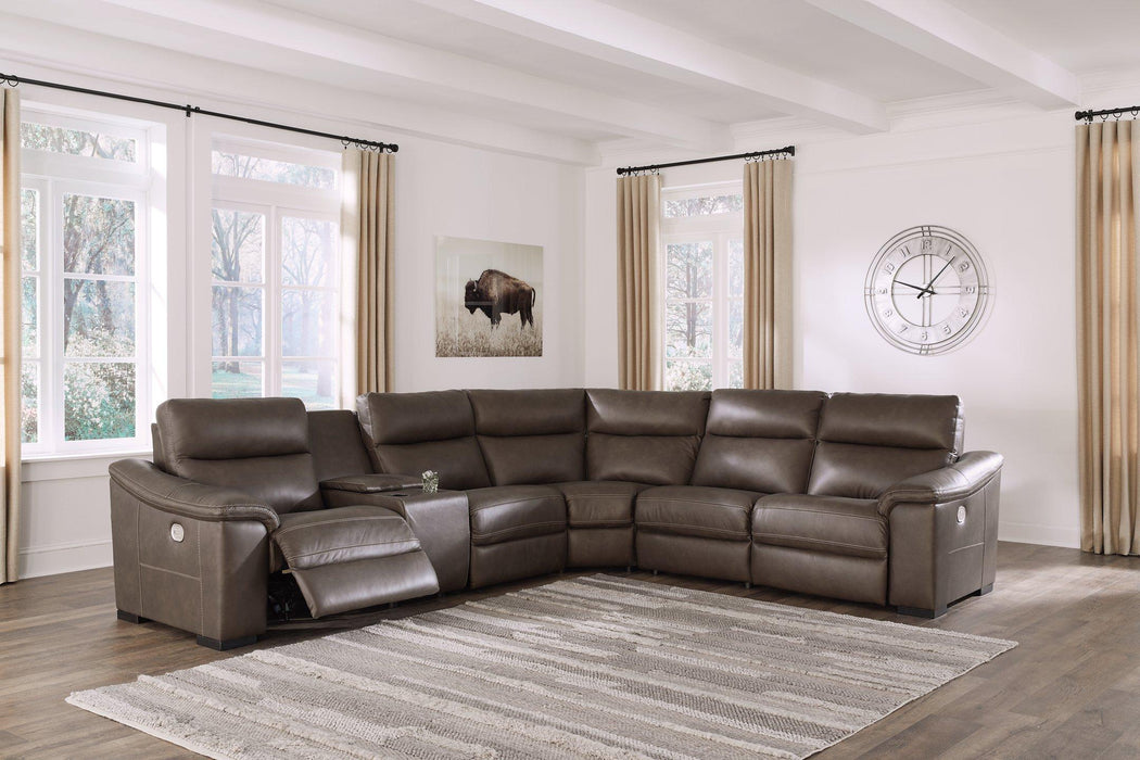 Salvatore Power Reclining Sectional Sectional Ashley Furniture