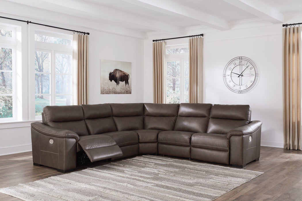 Salvatore Power Reclining Sectional Sectional Ashley Furniture