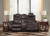 Warnerton Power Reclining Loveseat with Console Loveseat Ashley Furniture