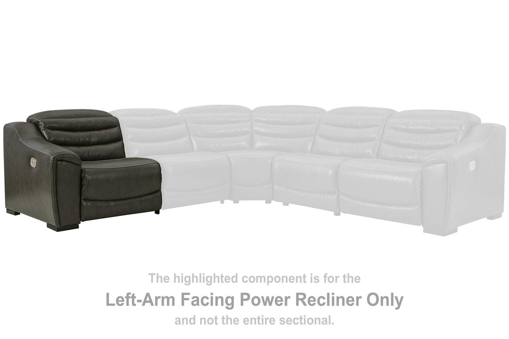 Center Line Power Reclining Sectional Sectional Ashley Furniture