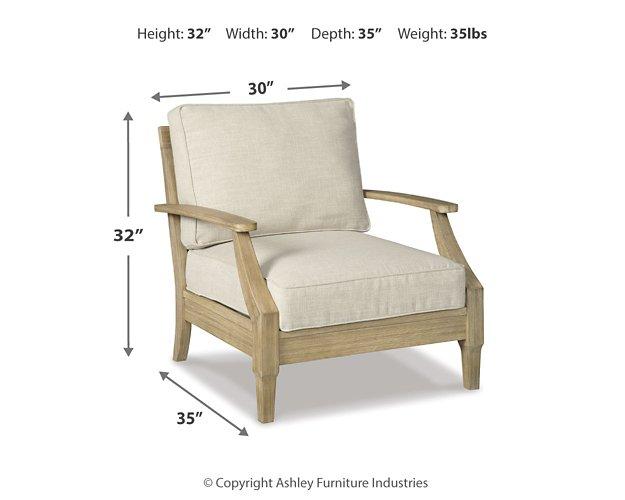 Clare View Lounge Chair with Cushion Outdoor Seating Ashley Furniture