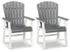 Transville Outdoor Dining Arm Chair (Set of 2) Outdoor Dining Chair Ashley Furniture