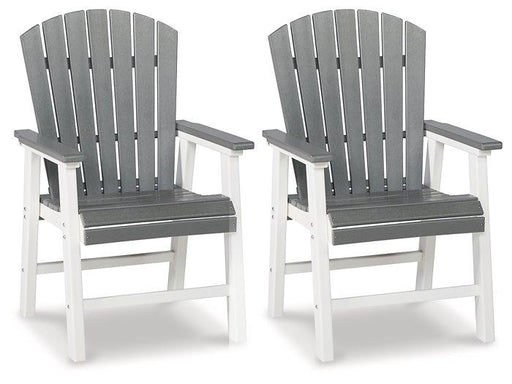 Transville Outdoor Dining Arm Chair (Set of 2) Outdoor Dining Chair Ashley Furniture