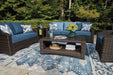 Windglow Outdoor Coffee Table Outdoor Cocktail Table Ashley Furniture