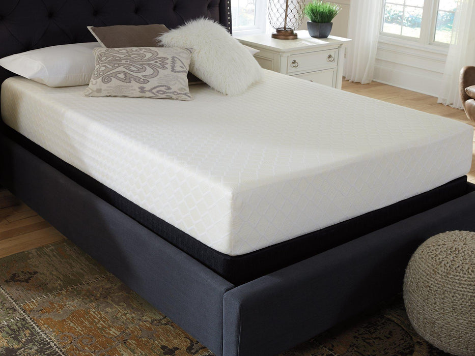 10 Inch Chime Memory Foam Mattress in a Box Mattress Ashley Furniture