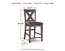 Caitbrook Counter Height Dining Set Barstool Set Ashley Furniture
