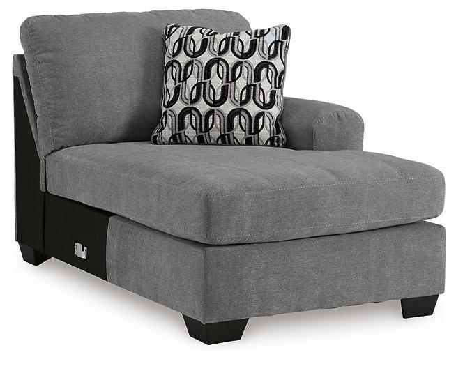 Birkdale Court Sectional with Chaise Sectional Ashley Furniture