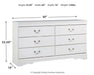 Anarasia Dresser Dresser Ashley Furniture