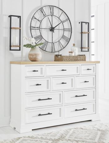 Ashbryn Dresser and Mirror Dresser & Mirror Ashley Furniture