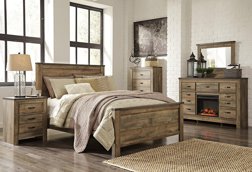 Trinell Bedroom Set Fireplace Set Ashley Furniture