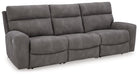 Next-Gen DuraPella Performance Fabric 3-Piece Dual Power Reclining Modular Sofa Sofa Ashley Furniture
