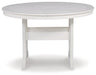 Crescent Luxe Outdoor Dining Table Outdoor Dining Table Ashley Furniture