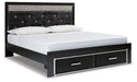 Kaydell Upholstered Panel Storage Bed Bed Ashley Furniture