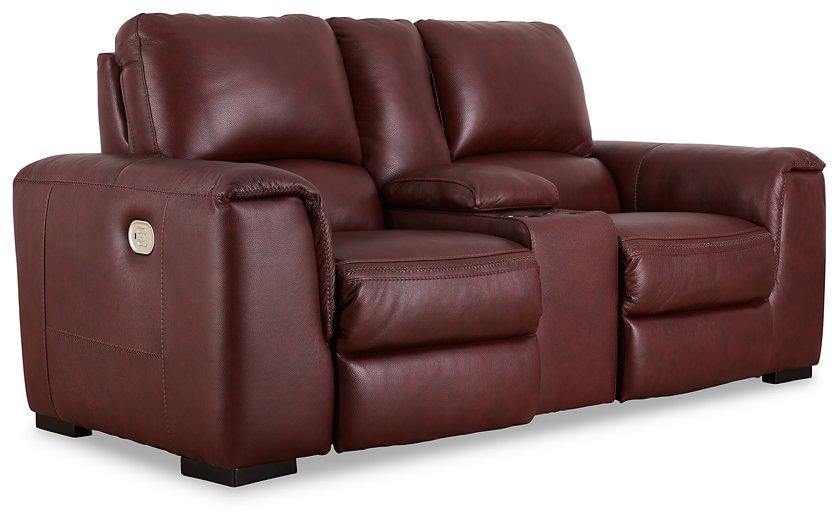 Alessandro Power Reclining Loveseat with Console Loveseat Ashley Furniture