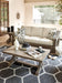 Beachcroft Beachcroft Nuvella Sofa with Coffee and End Table Outdoor Table Set Ashley Furniture