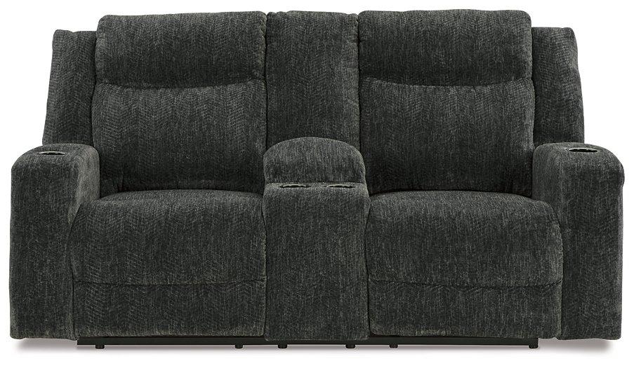 Martinglenn Reclining Loveseat with Console Loveseat Ashley Furniture