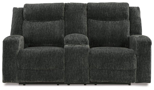 Martinglenn Power Reclining Loveseat with Console Loveseat Ashley Furniture