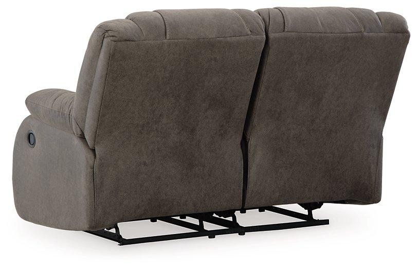 First Base Reclining Loveseat Loveseat Ashley Furniture