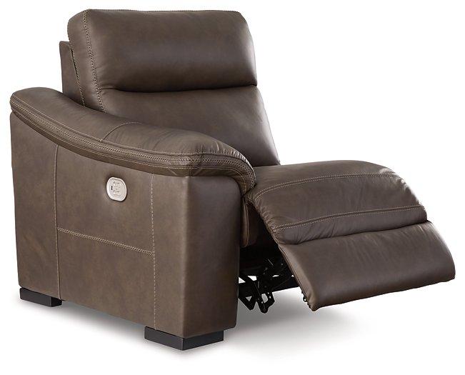 Salvatore 3-Piece Power Reclining Loveseat with Console Sectional Ashley Furniture