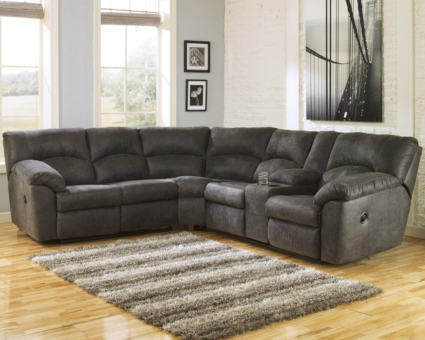 Tambo 2-Piece Reclining Sectional Sectional Ashley Furniture