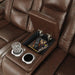 The Man-Den Power Reclining Loveseat with Console Loveseat Ashley Furniture