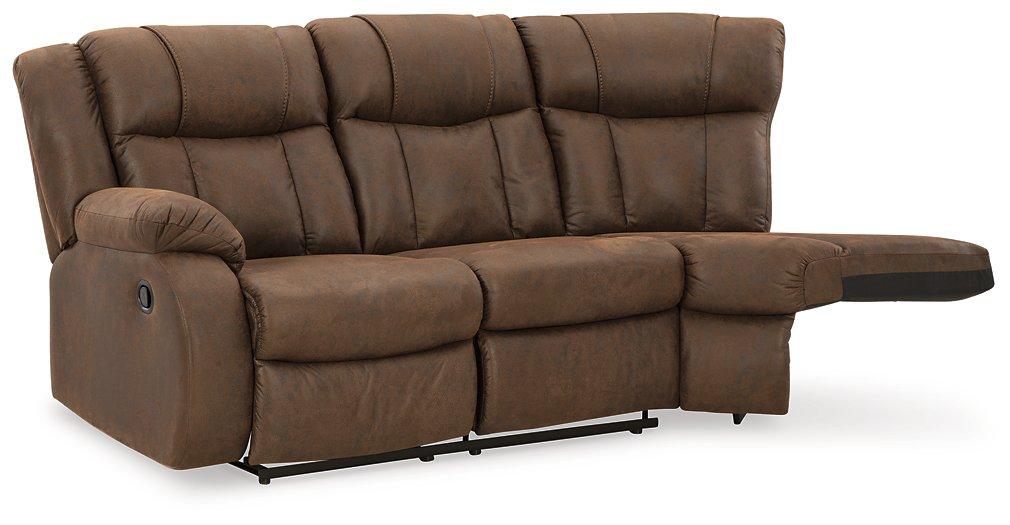 Trail Boys 2-Piece Reclining Sectional Sectional Ashley Furniture