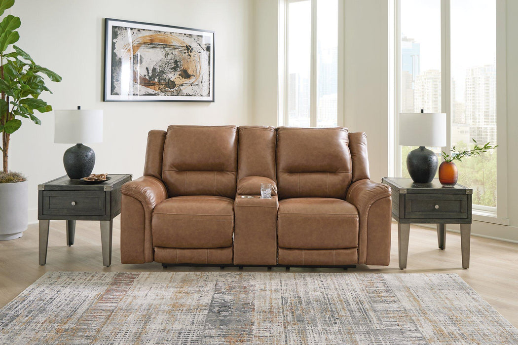 Trasimeno Power Reclining Loveseat with Console Loveseat Ashley Furniture