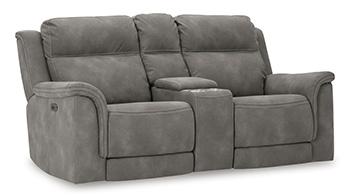 Next-Gen DuraPella Power Reclining Loveseat with Console Loveseat Ashley Furniture