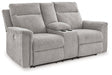 Barnsana Power Reclining Loveseat with Console Loveseat Ashley Furniture