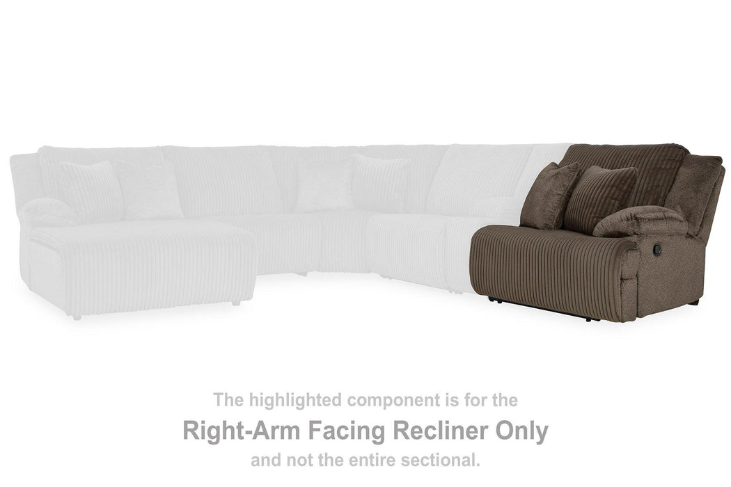 Top Tier Reclining Sectional Sectional Ashley Furniture