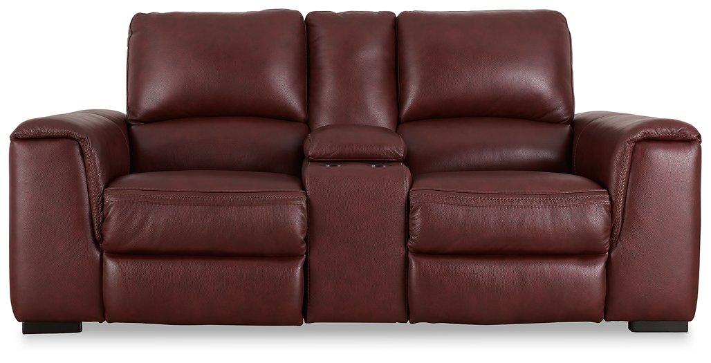 Alessandro Power Reclining Loveseat with Console Loveseat Ashley Furniture