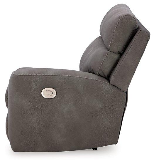 Next-Gen DuraPella Power Reclining Sectional Loveseat with Console Sectional Ashley Furniture