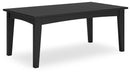 Hyland wave Outdoor Coffee Table Outdoor Cocktail Table Ashley Furniture