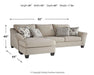 Abney Sofa Chaise Chofa Ashley Furniture