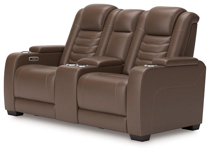 High Impact Power Reclining Loveseat with Console Loveseat Ashley Furniture