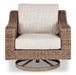 Beachcroft Outdoor Swivel Lounge with Cushion Outdoor Seating Ashley Furniture