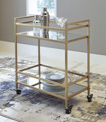 Kailman Bar Cart Bar Cart Ashley Furniture